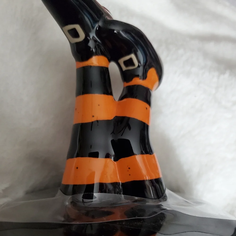 Rae Dunn wicked witch mug cup with lid topper Nwt Halloween tea decor - Picture 4 of 6